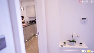 Big Boobs British MILF Fucking And Sucking Sons Best Mate