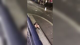Lad Getting Head Off BBW British Teen On Street